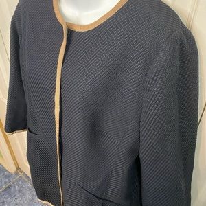 Talbots Black Jacket / Topper, 12 EUC